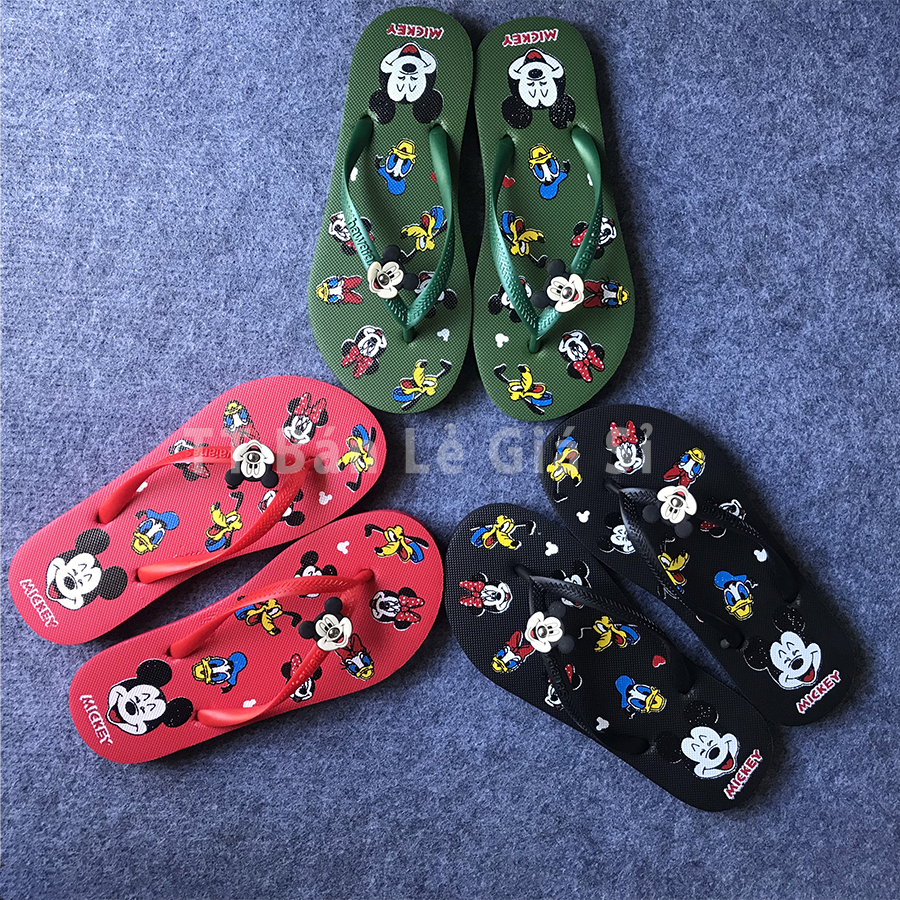 Dép quai kẹp nữ hình Mickey dễ thương