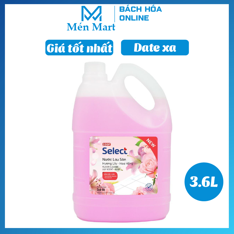 Nước lau sàn Coop Select 3.6L
