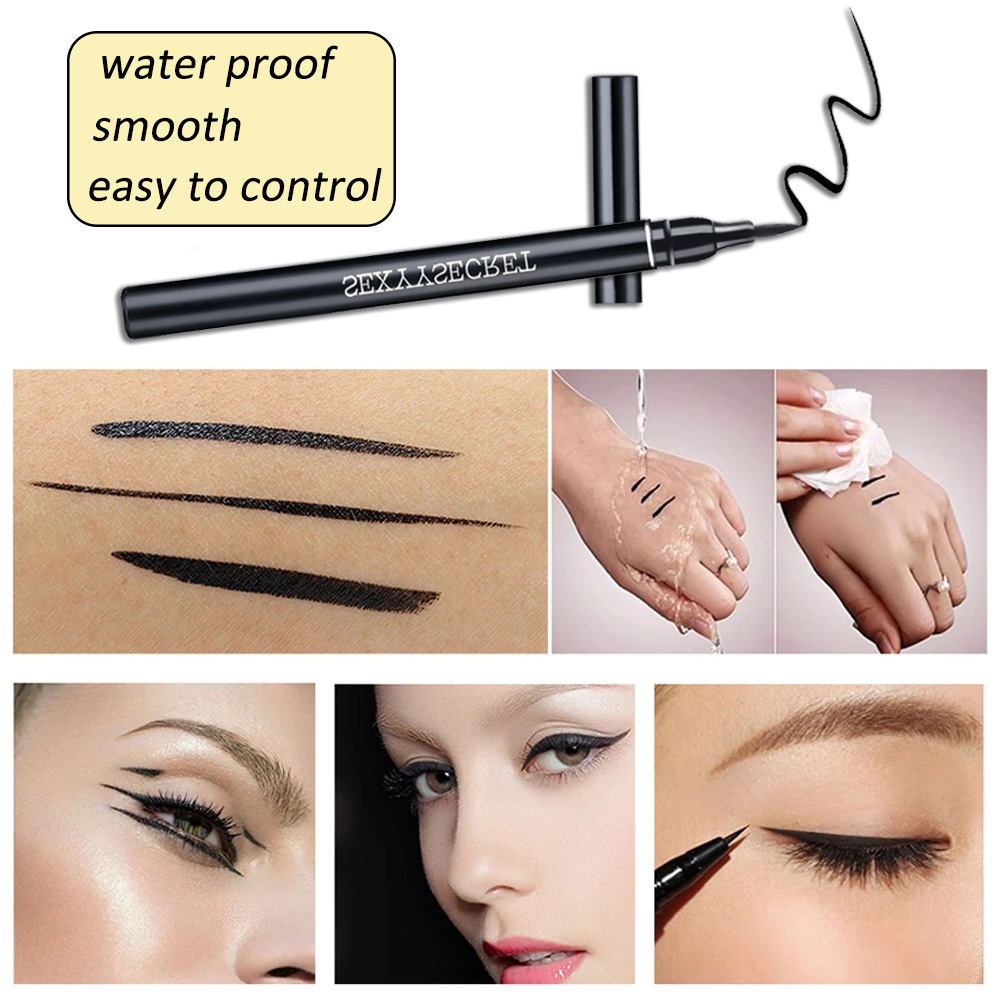 DORISNA Eyeliner Waterproof Long-Lasting Liquid Black Eyeliner Pen Makeup