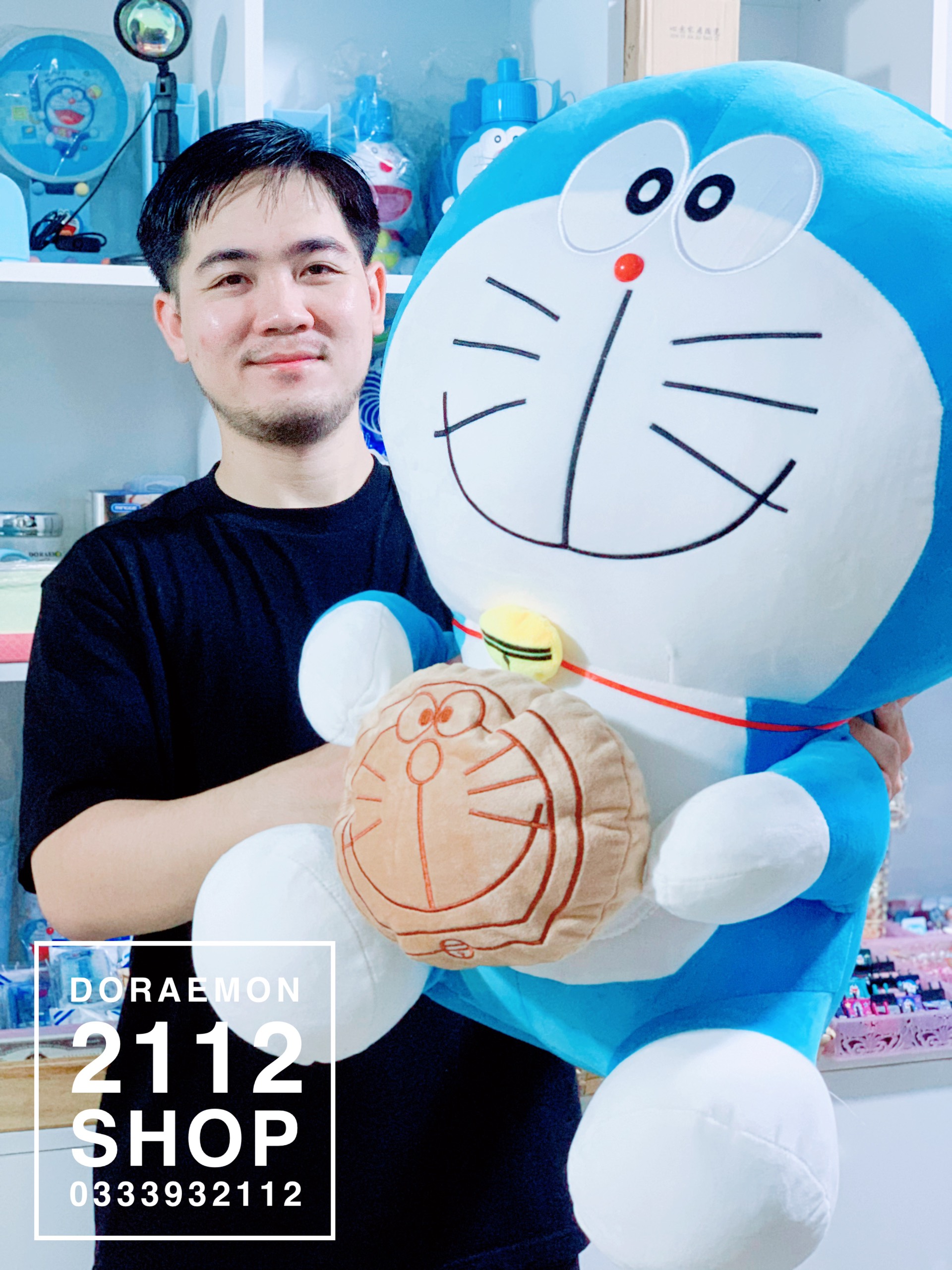 Gấu bông siêu lớn Doraemon (3 size)