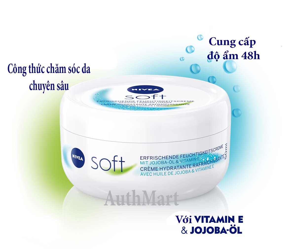Kem Dưỡng Ẩm Nivea Soft Nội Địa Đức