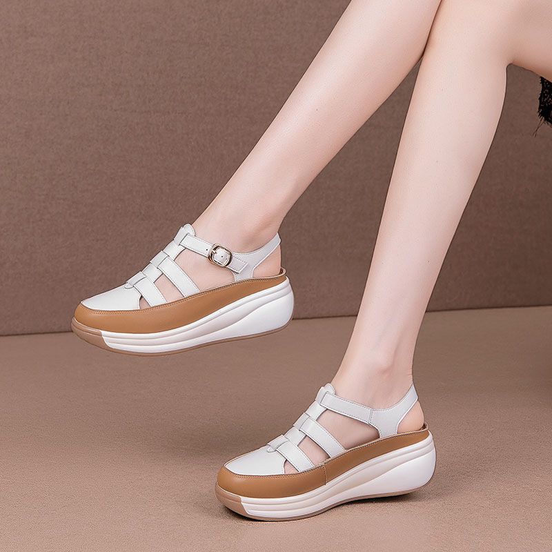 Venkao giày đế xuồng 7 phân giày công sở đế xuồng giày đế xuồng dép nữ đế cao 5 phân giày nữ đẹp giay sandal cho nữ dép cao gót nữ dép đế cao giày đế xuồng nữ giày sandal nữ đế cao 060907