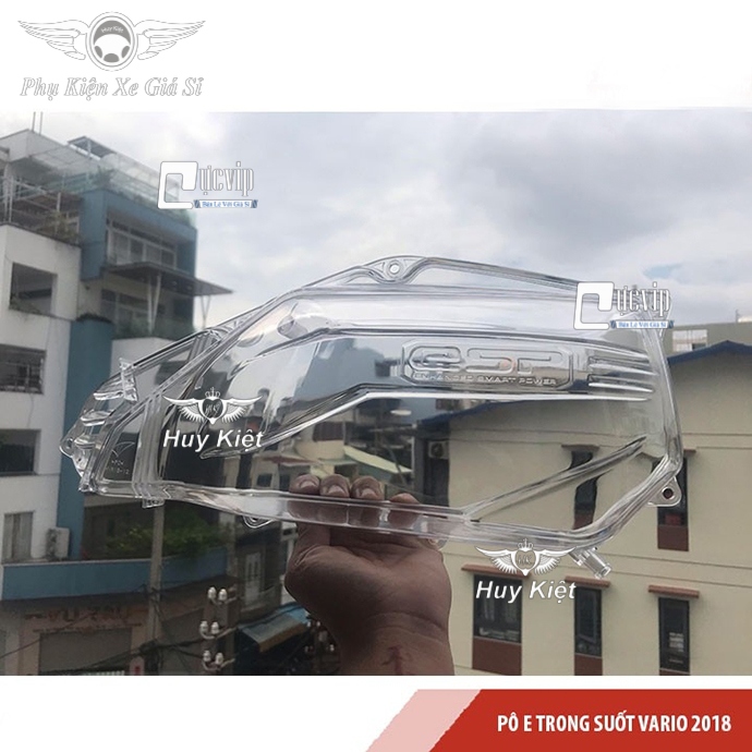 [HCM]Ốp Pô E Trong Suốt Vario/Click 2018 MS1546 Màu Khói
