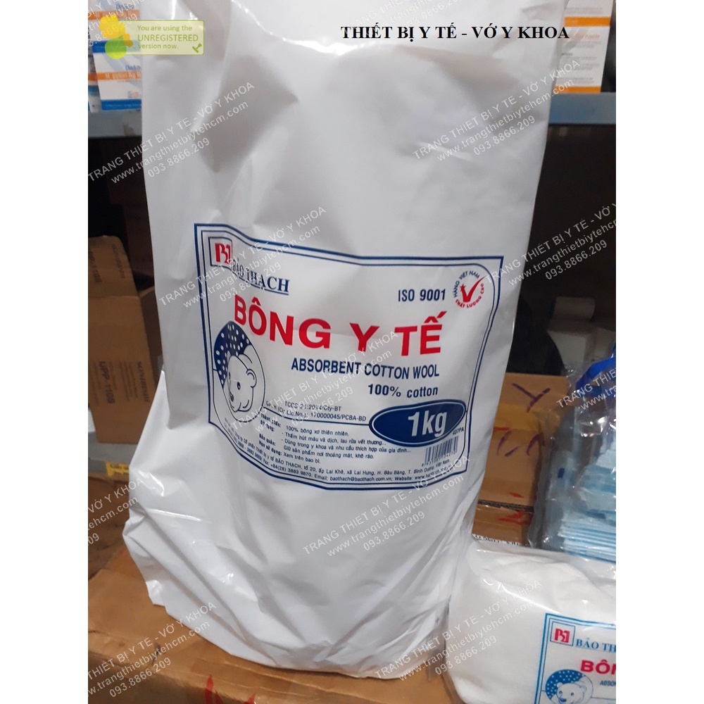 Bông Gòn Y Tế Bảo Thạch gói 500g - 1kg
