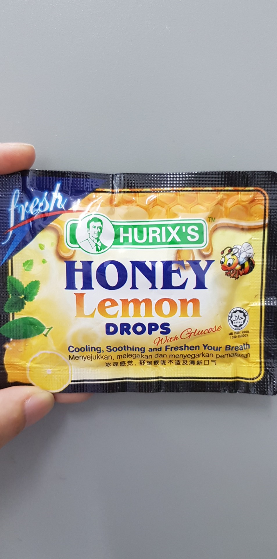 Hurix's Drops (Licorice with Honey, Honey Lemon with glucose, Honey