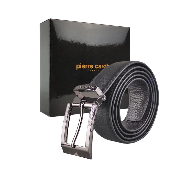 Pierre Cardin Ikat Pinggang Pria Kulit Leather Sabuk Gesper