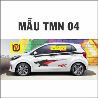 tem xe  Kia Morning ( 7 MẪU CỰC ĐẸP)