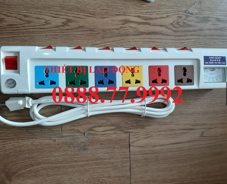 Ổ cắm điện Lioa 6OFSSA2.5-3 Trắng