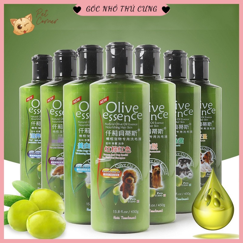 Sữa tắm Olive cho chó mèo 450ml