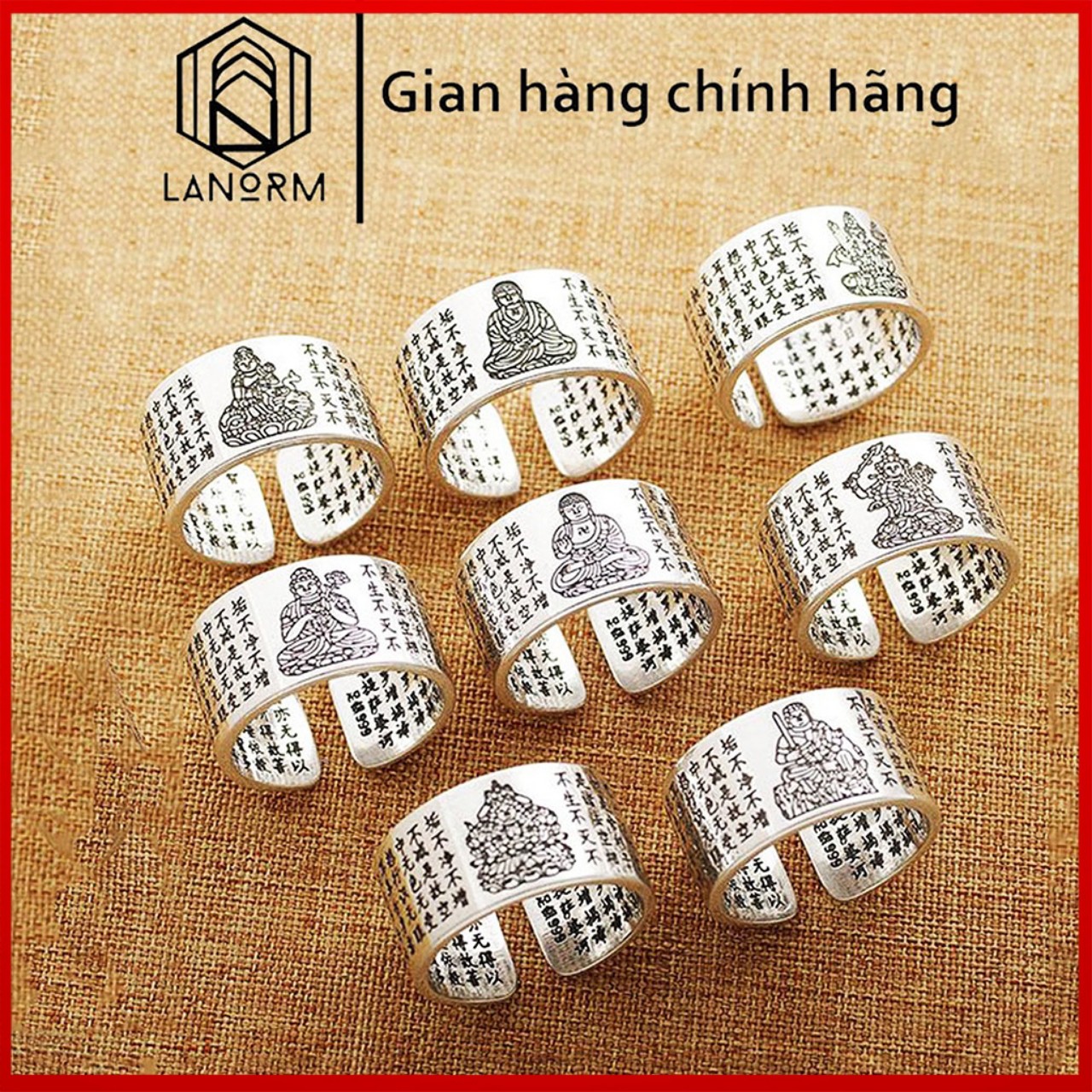 NHẪN BÁT NHÃ TÂM KINH TITAN KHÔNG GỈ