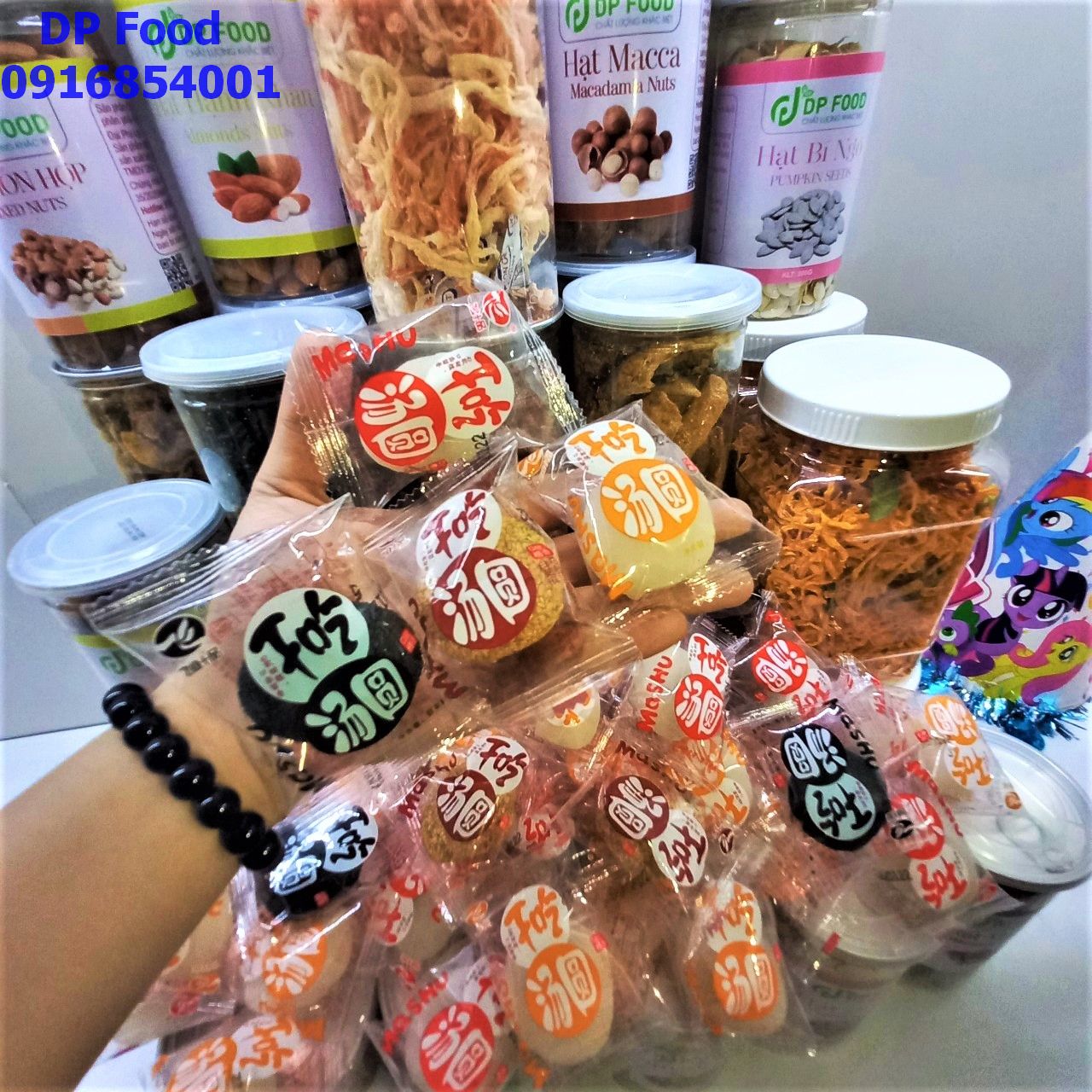 (THÙNG 2KG) Bánh Mochi Tròn mix 4 Vị Siêu Hot