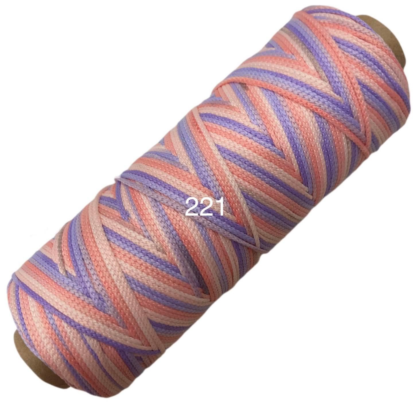 Sợi Dệt loang ombre cuộn 125g - 2mm