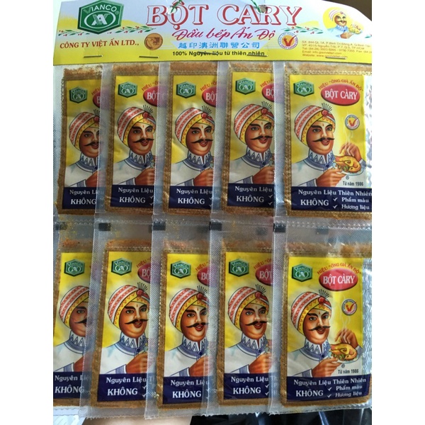 Bột cà ri hiệu Ông già Ấn Độ thơm ngon (10 gói)