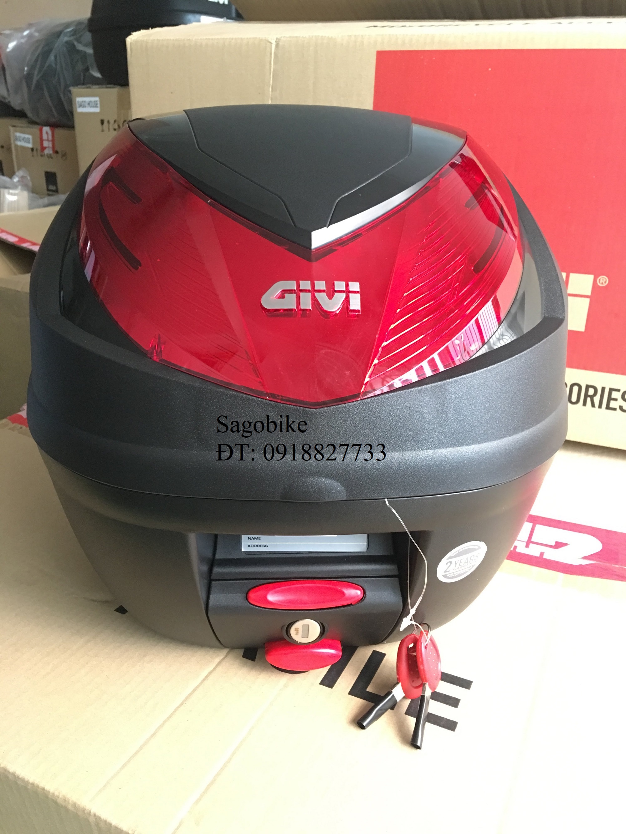 [HCM]Thùng givi E250N gắn cho xe Janus