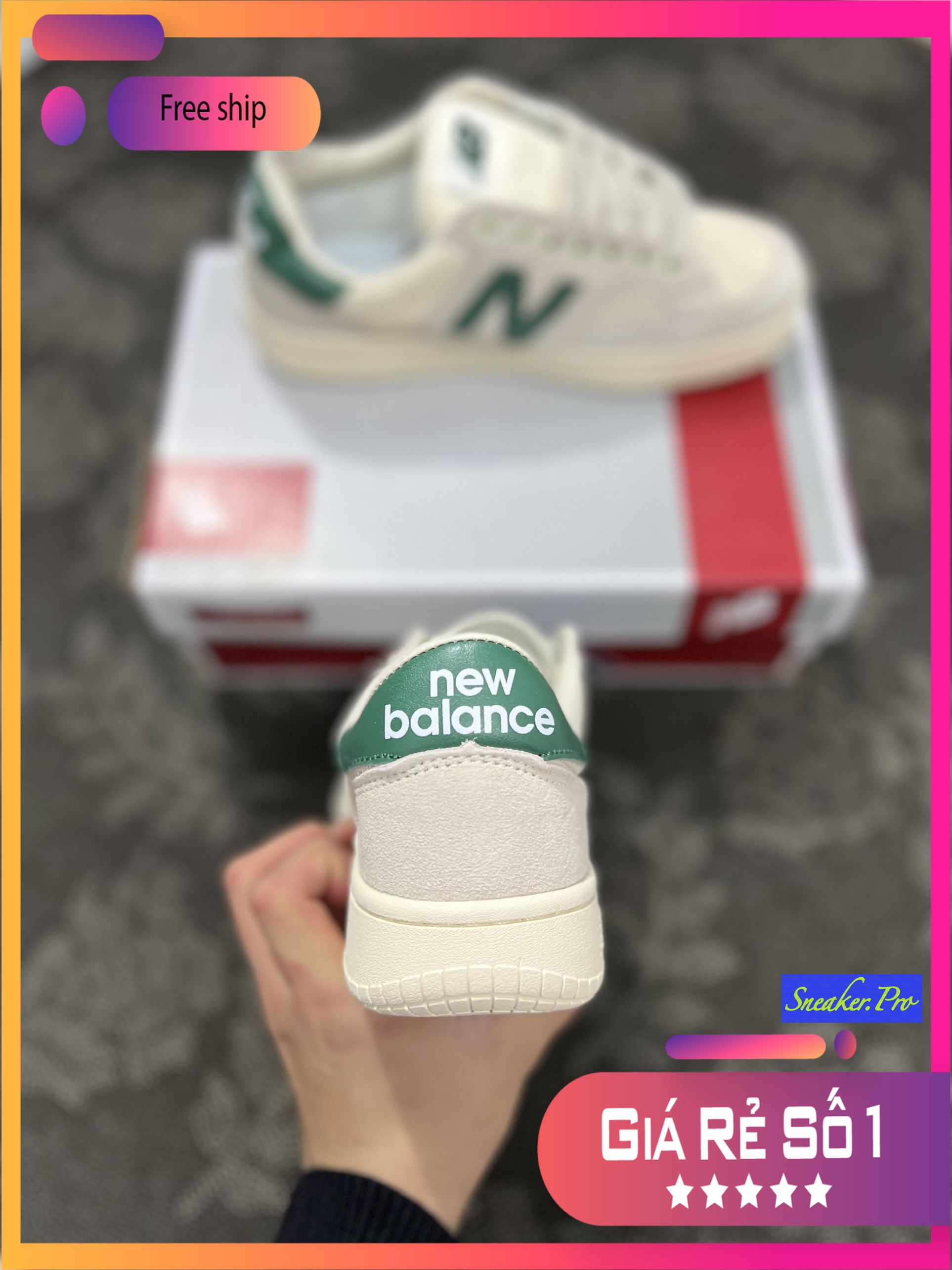 [FreeshipMAX] (FULL BOX) Giày new balance crt 300 siêu hot, năng động thể thao, đi học dành cho nam nữ, hot hit mẫu mới chữ N xanh lá