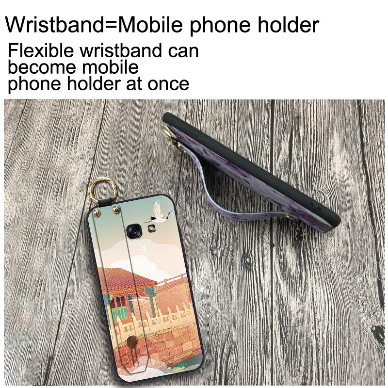 Chinese%C2%A0style%20protective%20Phone%20Case%20For%20Samsung%20Galaxy%20A520/A5%202017%20Dirt-resistant%20Back%20Cover%20Kickstand%20ring%20Lanyard%20-%20Image%204
