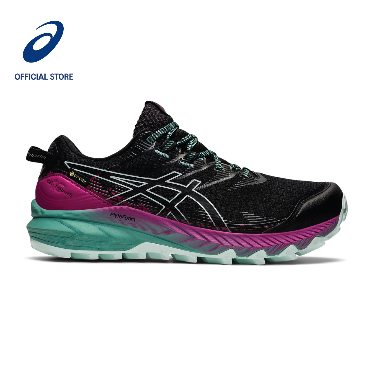 ASICS Women GEL-Trabuco 10 G-TX Trail Running Shoes in Black/Soothing Sea |  Lazada Singapore