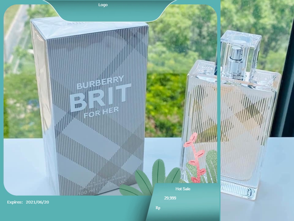[HCM]Nước hoa nữ Burberry Brit For Her EDT 100ml