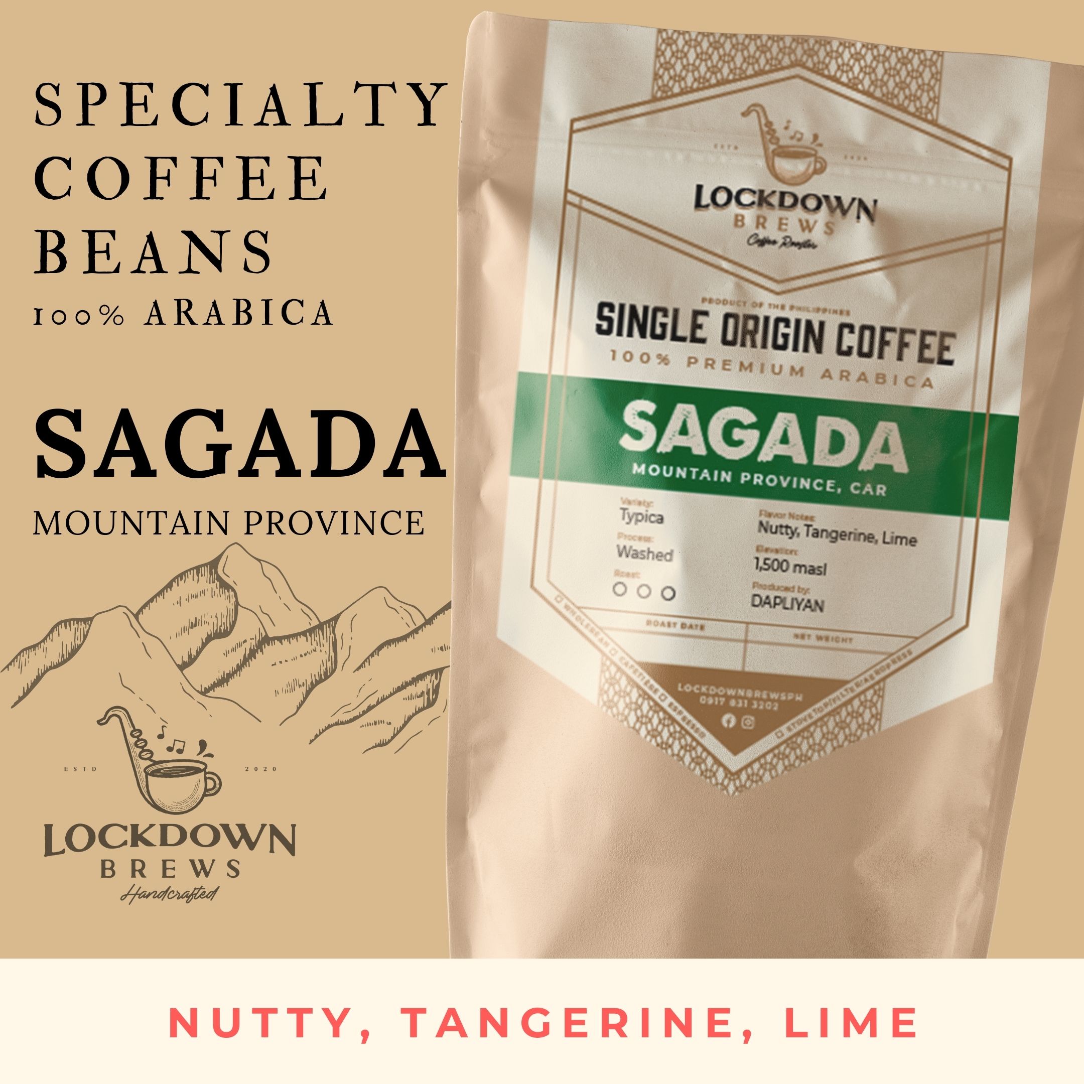 Sagada Coffee Beans 250g Specialty Coffee Single Origin Lazada PH