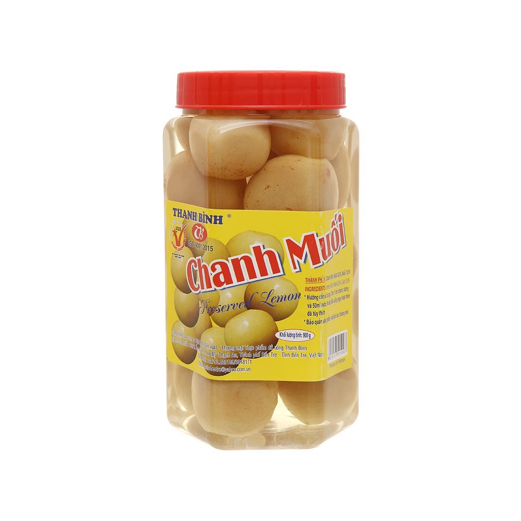 Chanh muối Thanh Bình hủ 900g