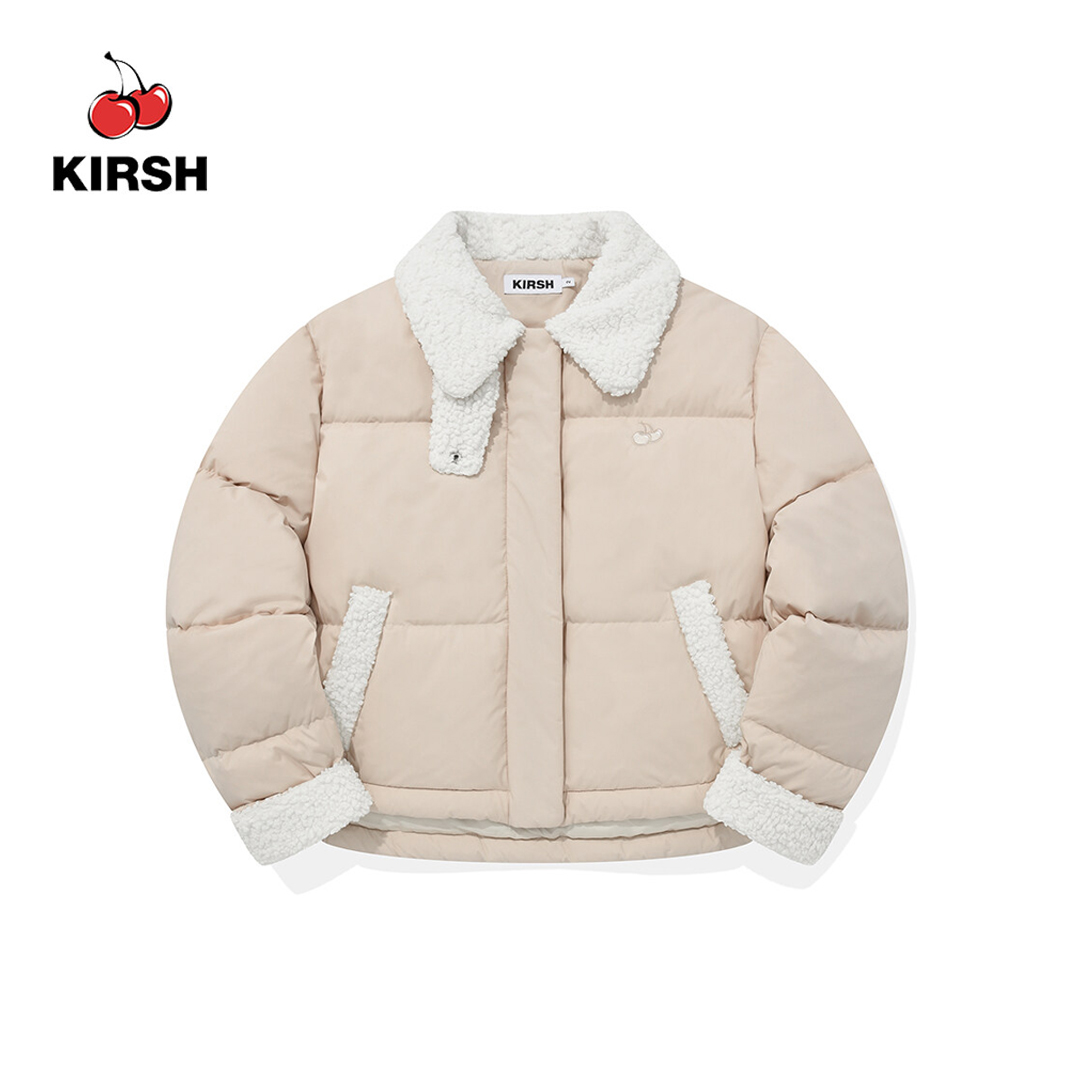 KIRSH] CHERRY FUR SHORT DOWN JUMPER | 23AW WINTER | Lazada