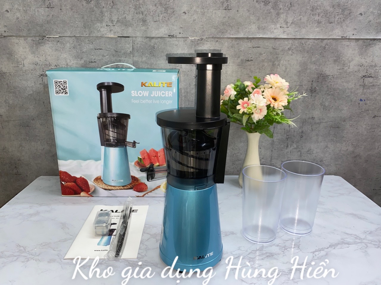 [Giảm 8%] Máy ép chậm Mini Kalite KL-530 (MÁY ÉP CHẬM 250ml - 200W) - Hàng chính hãng