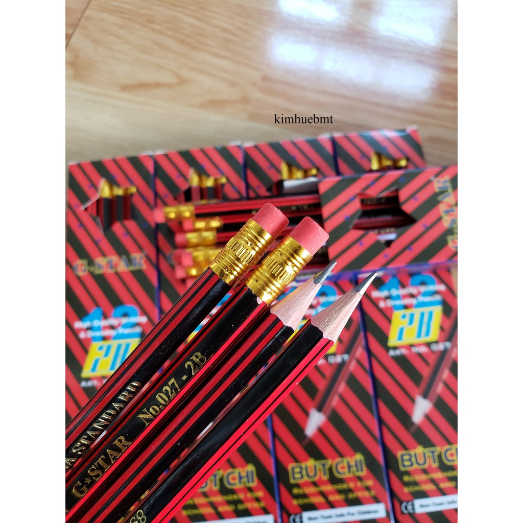 Hộp 12 Cây Viết Chì Gỗ 2B G-Star 027