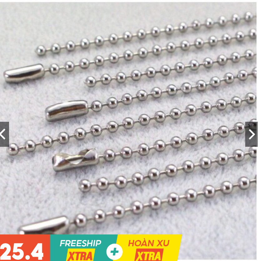 Dây bi inox làm handmade 100 dây