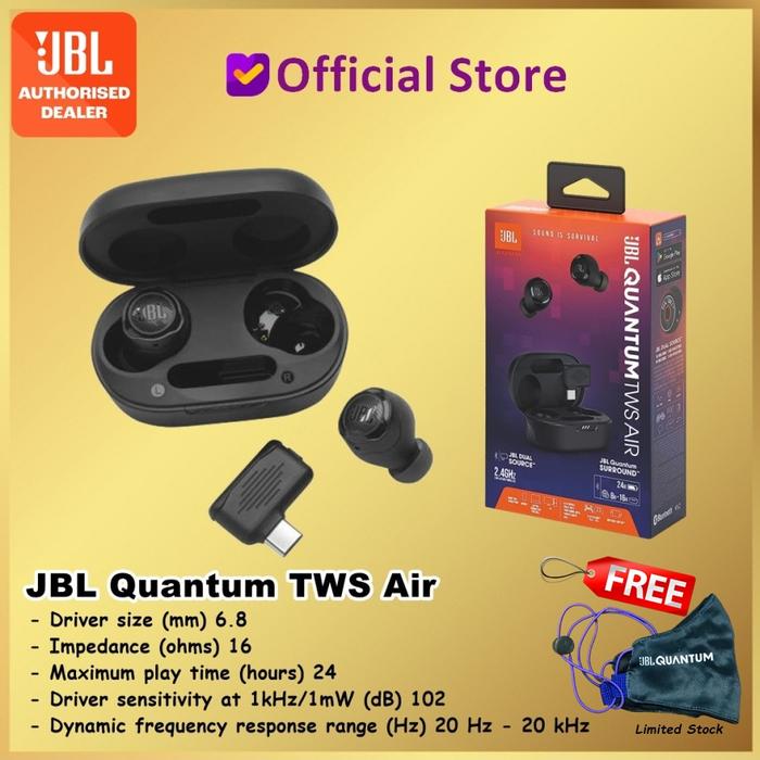 JBL Quantum TWS Air Quantum Air True Wireless Gaming Earbuds