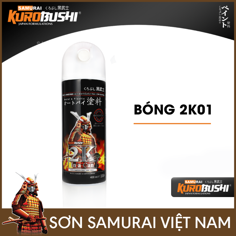 Chai sơn samurai màu đỏ sáng S138 - Sơn xịt samurai màu đỏ sáng