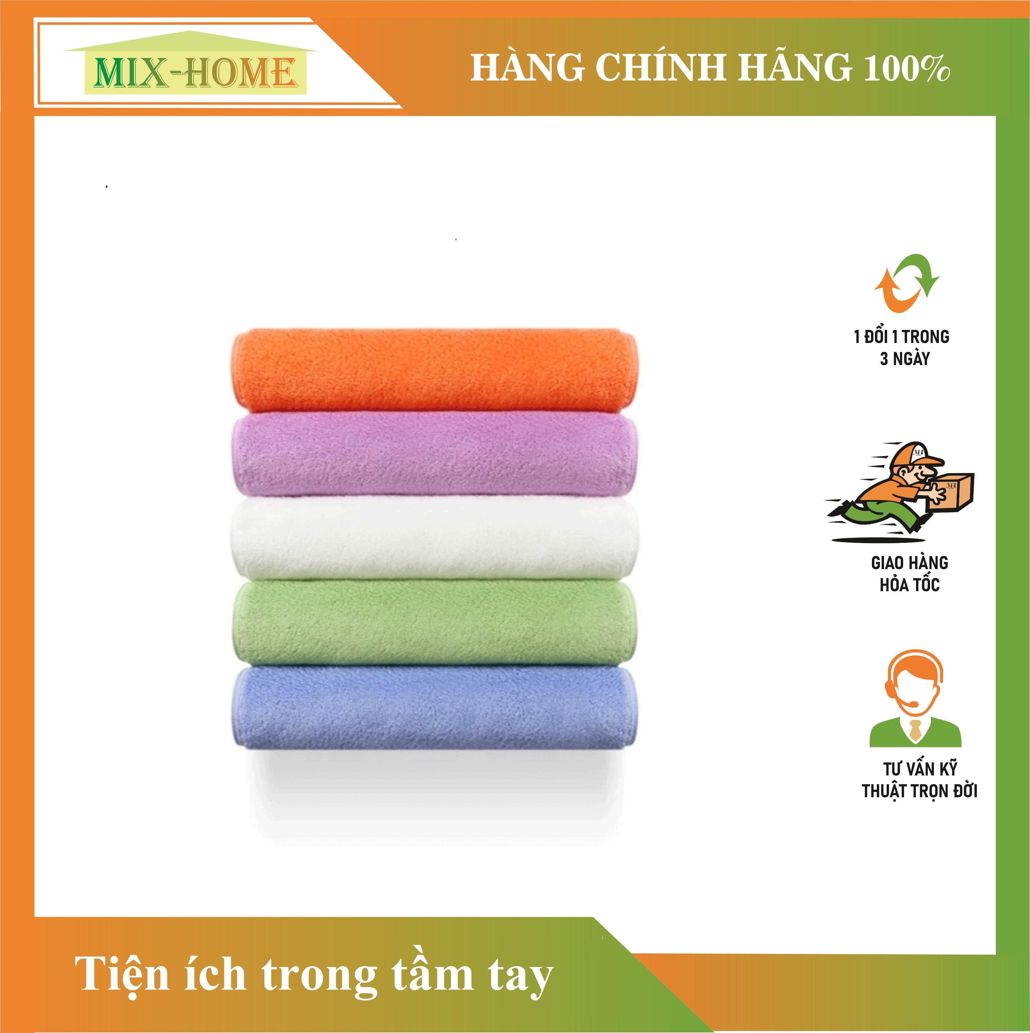 (Mixhome HCM) Khăn mặt kháng khuẩn Xiaomi ZSH 34*76cm (Hàng chính hãng)