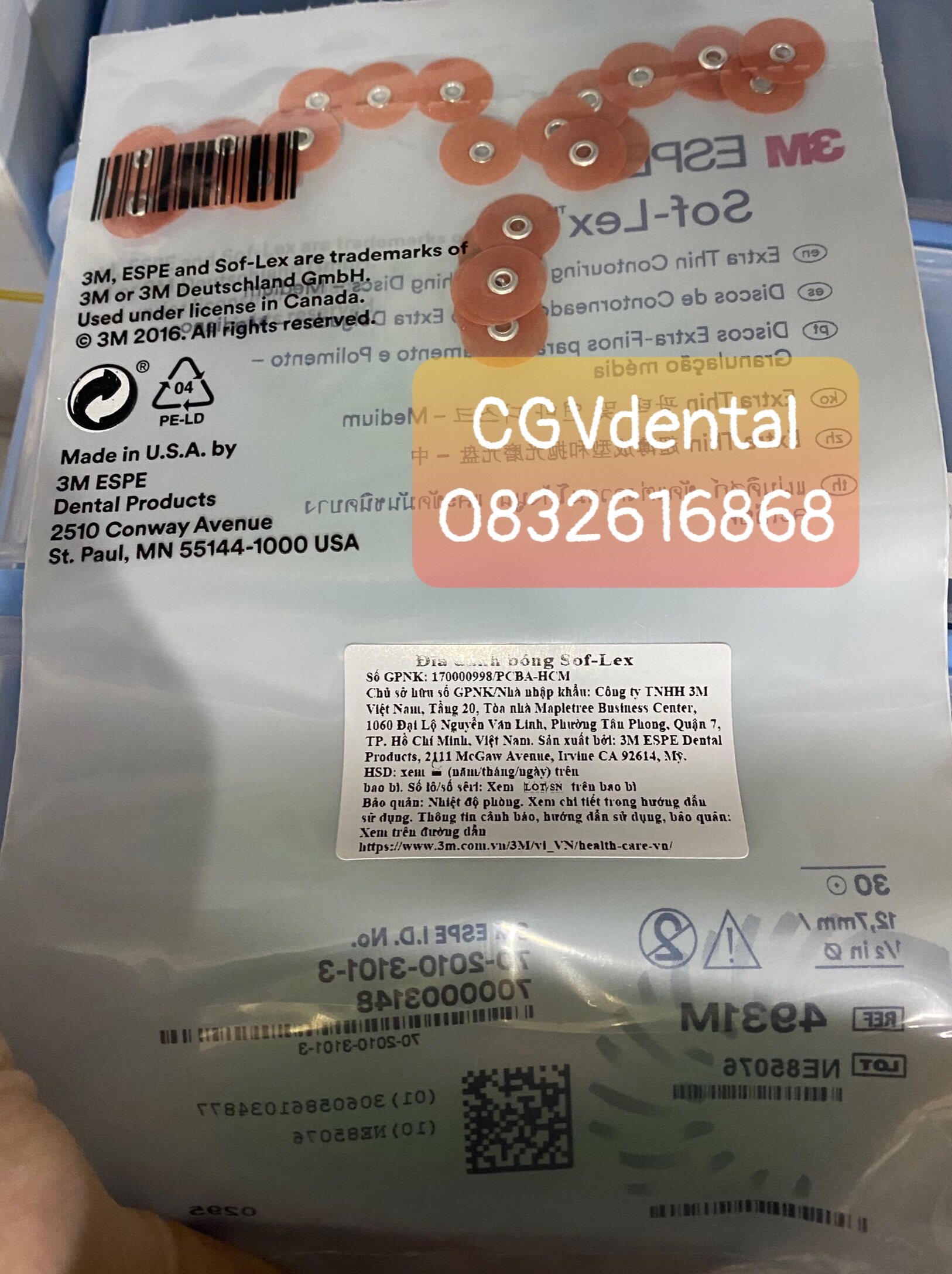 Đĩa đánh bóng Softlex - 4931 SOFLEX EXTRA THIN MEDIUM