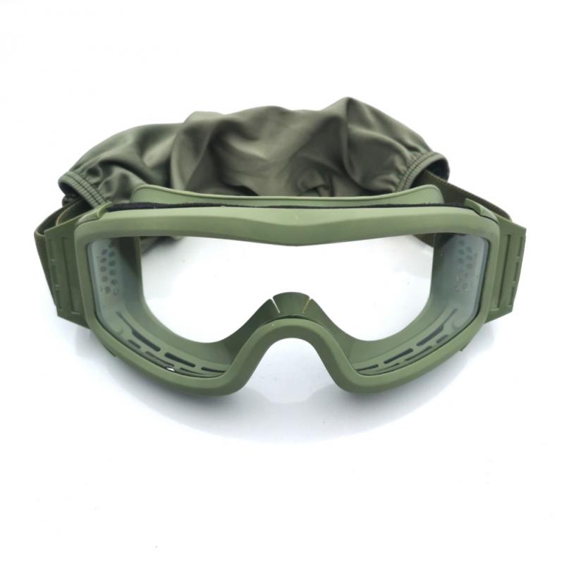 Tactical Airsoft Paintball Goggles Windproof Anti Fog Cs Wargame