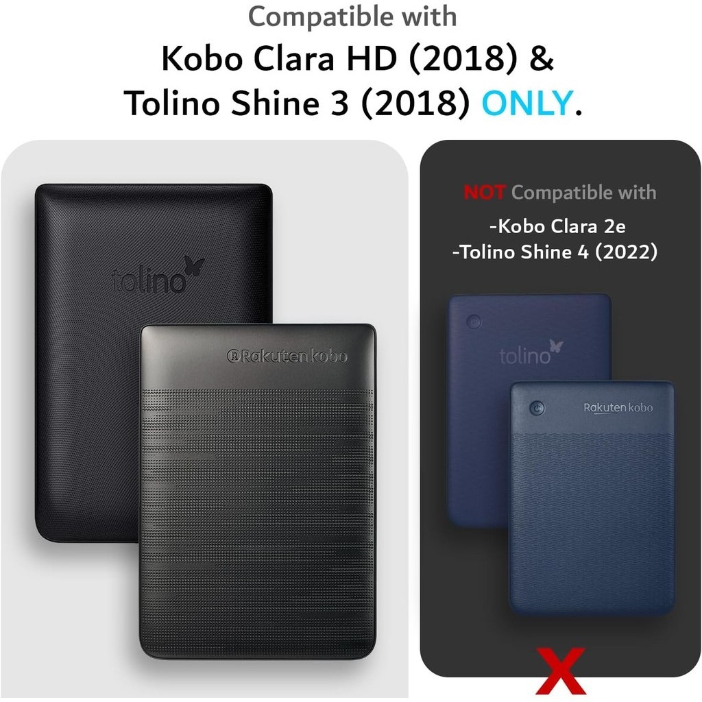 Ốp Lưng Silicone Kobo Clara HD, Case Máy Đọc Sách Kobo Clara HD
