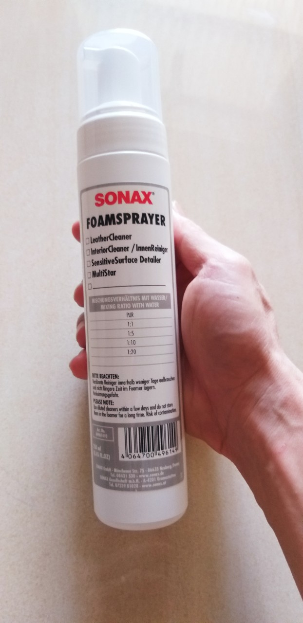 Bình tạo bọt và đựng dung dịch Sonax Foam Sprayer 250ml