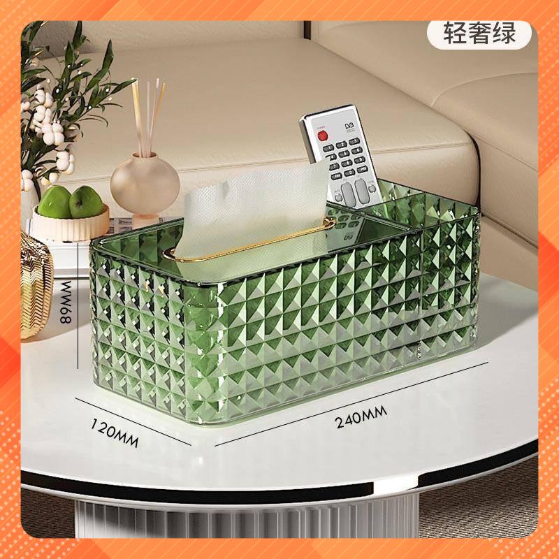 Hộp đựng khăn giấy đa năng kèm khay đựng đồ