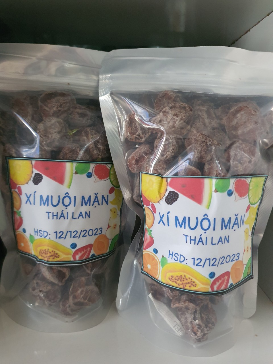 Xí Muội MẶN Thái Lan 500g ( chua chua mặn mặn thịt dẻo)