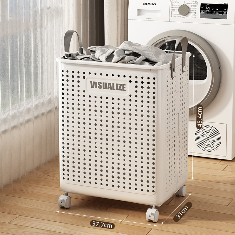 NFA Folding dirty clothes basket household laundry basket storage large storage basket dirty clothes basket balcony bathroom dirty clothes storage basket