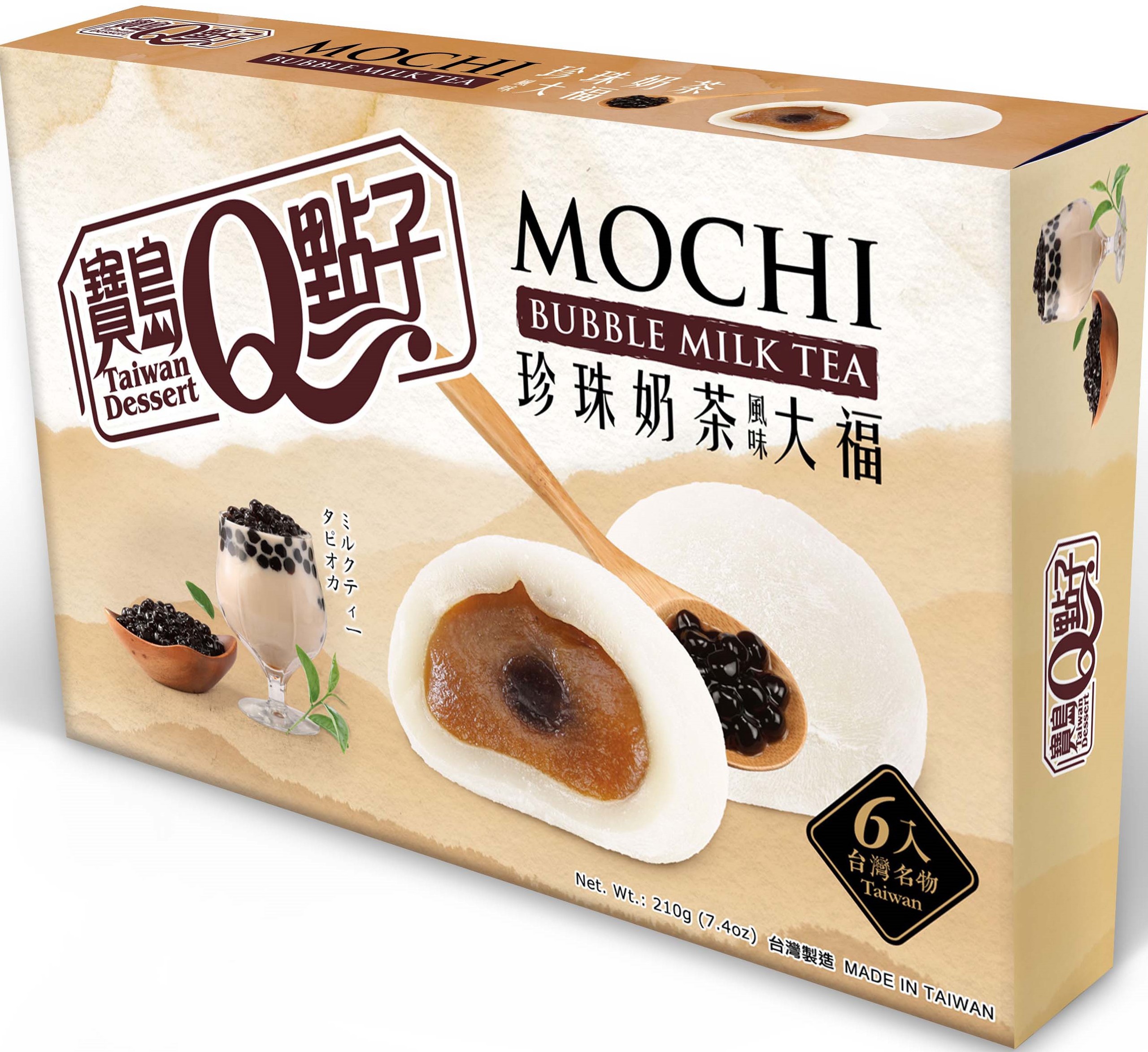 [FREESHIP MAX] Bánh mochi trà sữa trân châu 210g [GoldFood Shop]