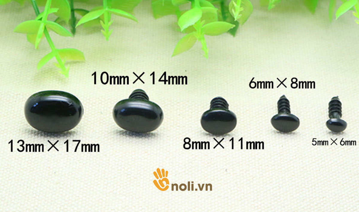 Oval eyes with safety latch (10 pairs including latch)