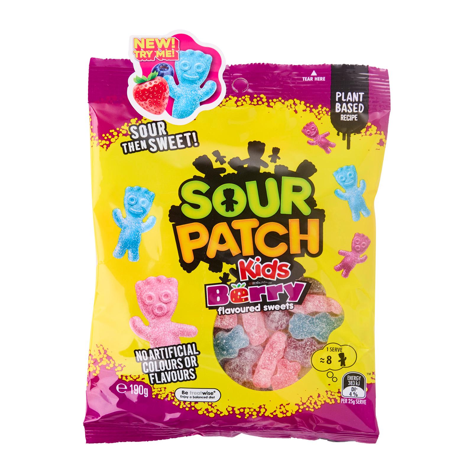 The Natural Confectionery Co. Sour Patch Kids Plant-based Berry 190g 