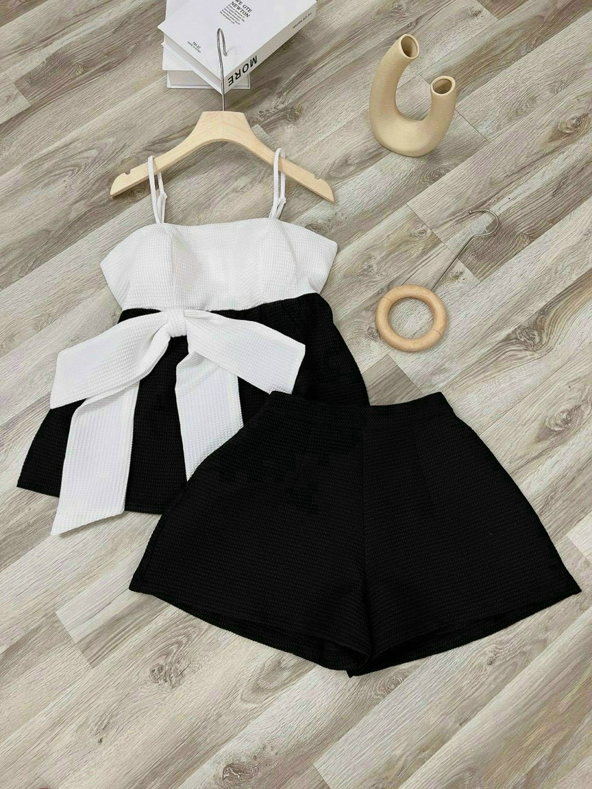 Set Đồ Dây Nơ Dễ Thương