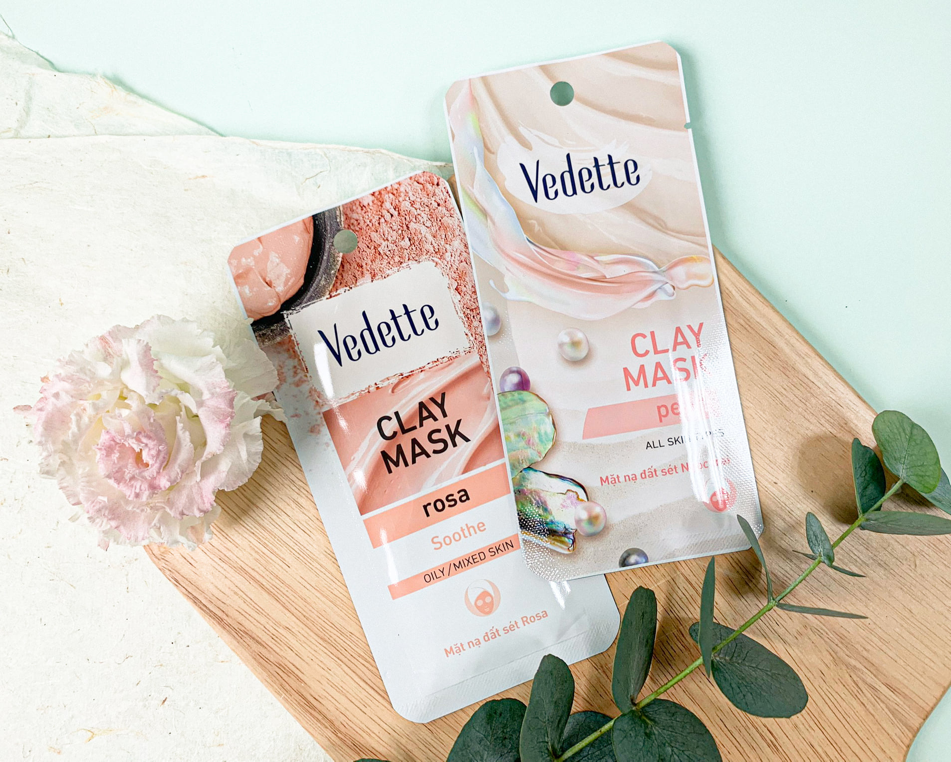 Mặt nạ đất sét Ngọc Trai Vedette 145g