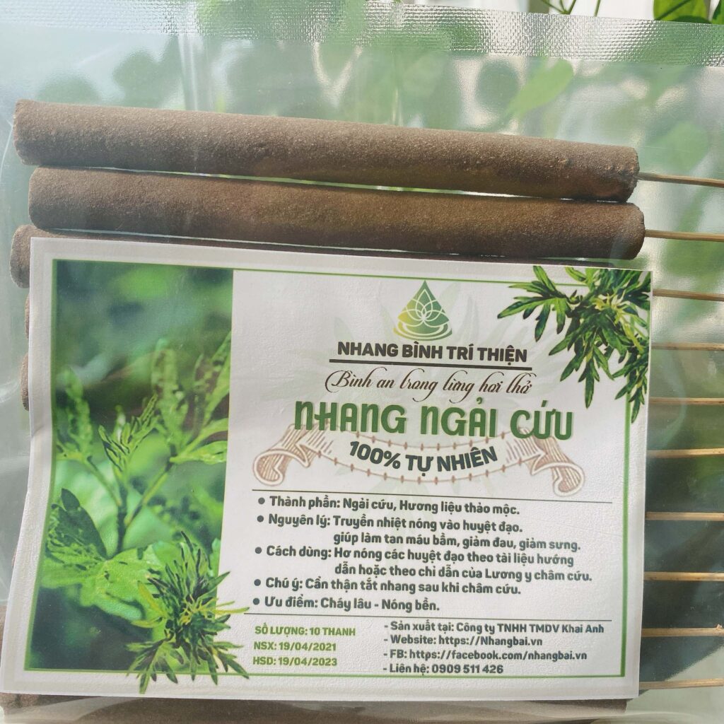 10 Thanh Nhang Ngải Cứu Bình Trí Thiện(100% tự Nhiên)