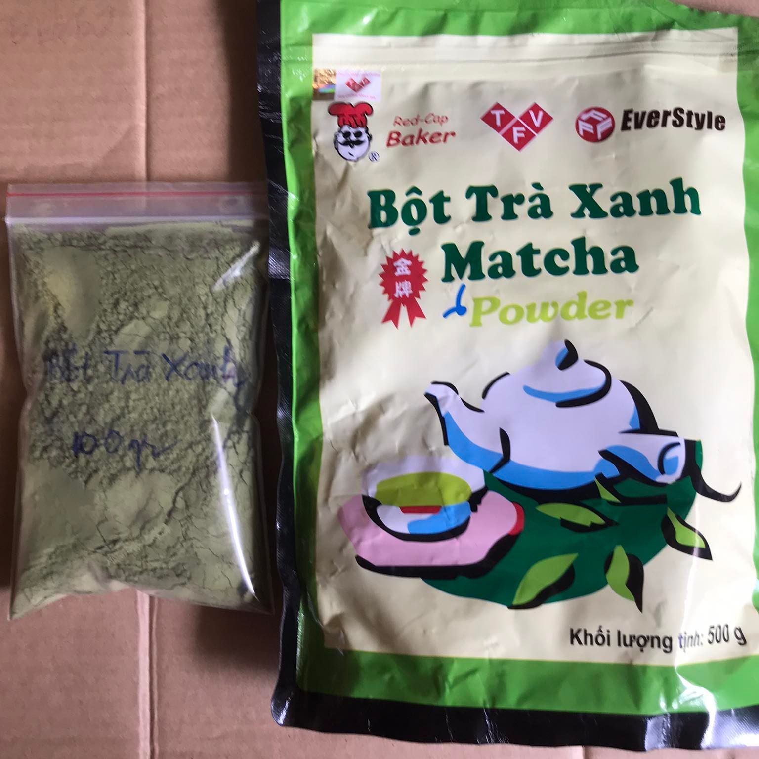 BÔT TRÀ XANH MATCHA Đài loan -100gr