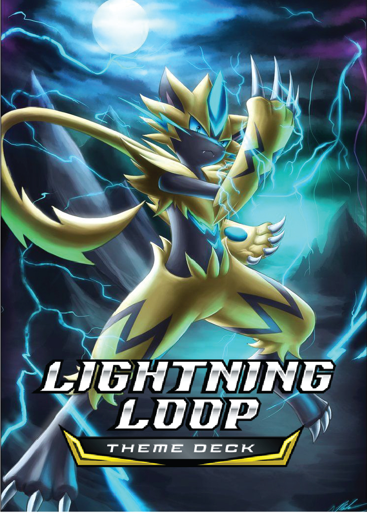 [BÀI IN] Bộ 60 Thẻ bài Pokémon Lightning Loop Unbroken Bonds - Pokémon Theme Deck 2019