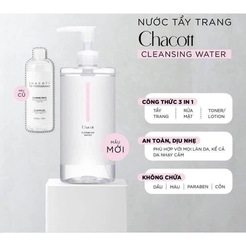 NƯỚC TẨY TRANG CHACOTT