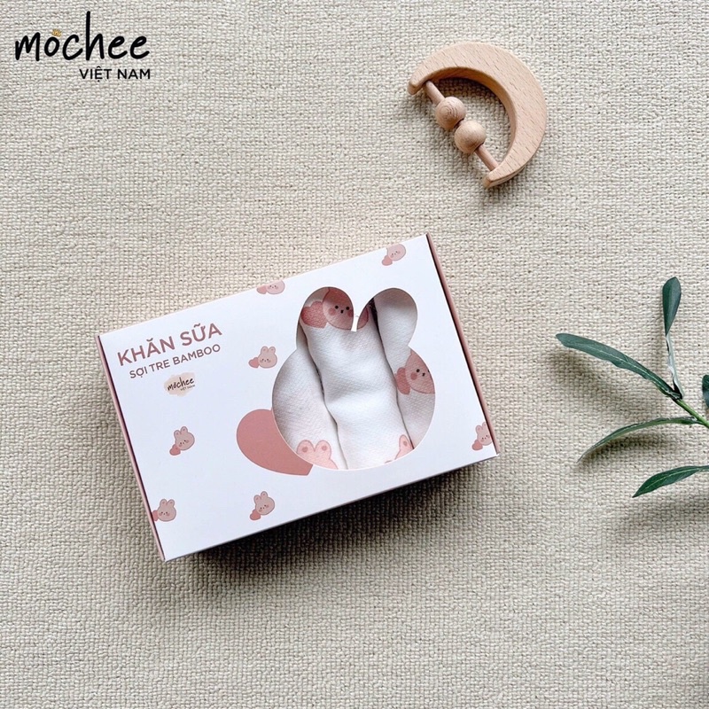 Set 5 Khăn Sữa Sợi Tre Bunny Việt Nam