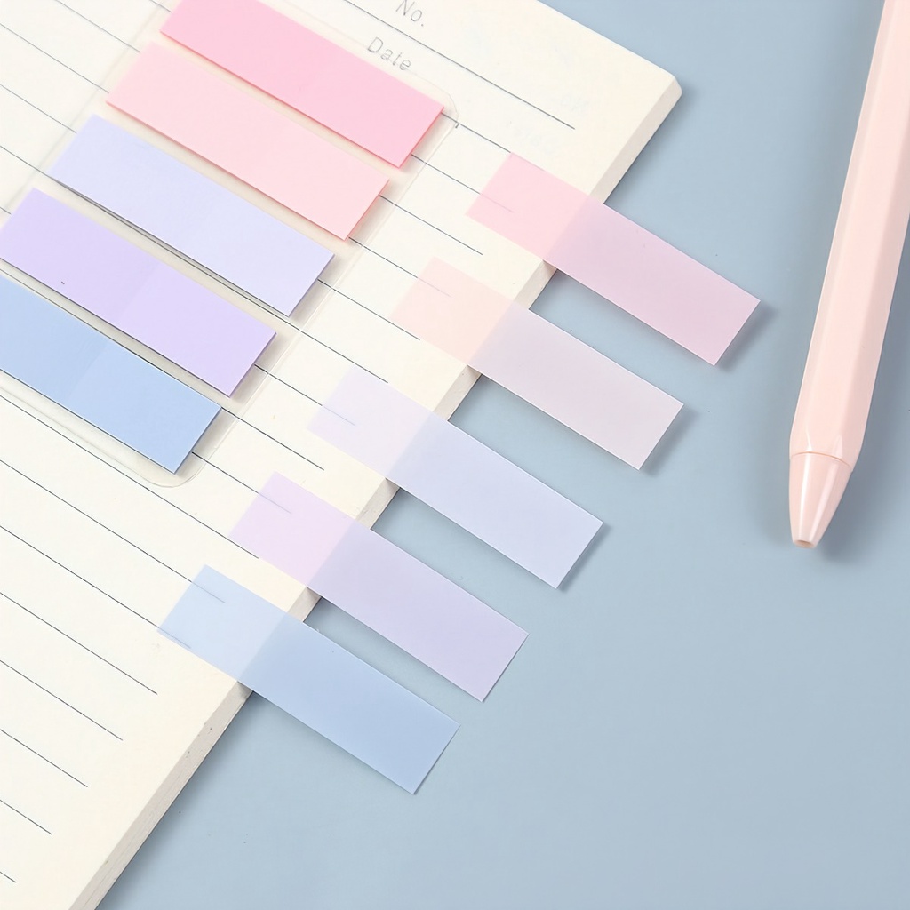 Colorful sticky notes paper
