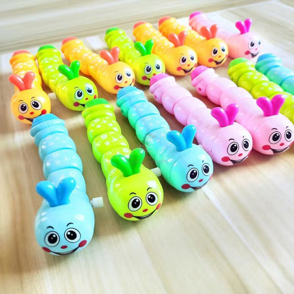Con sâu đồ chơi vặn cót chạy đà cực dễ thương cho bé - Kid Tower
